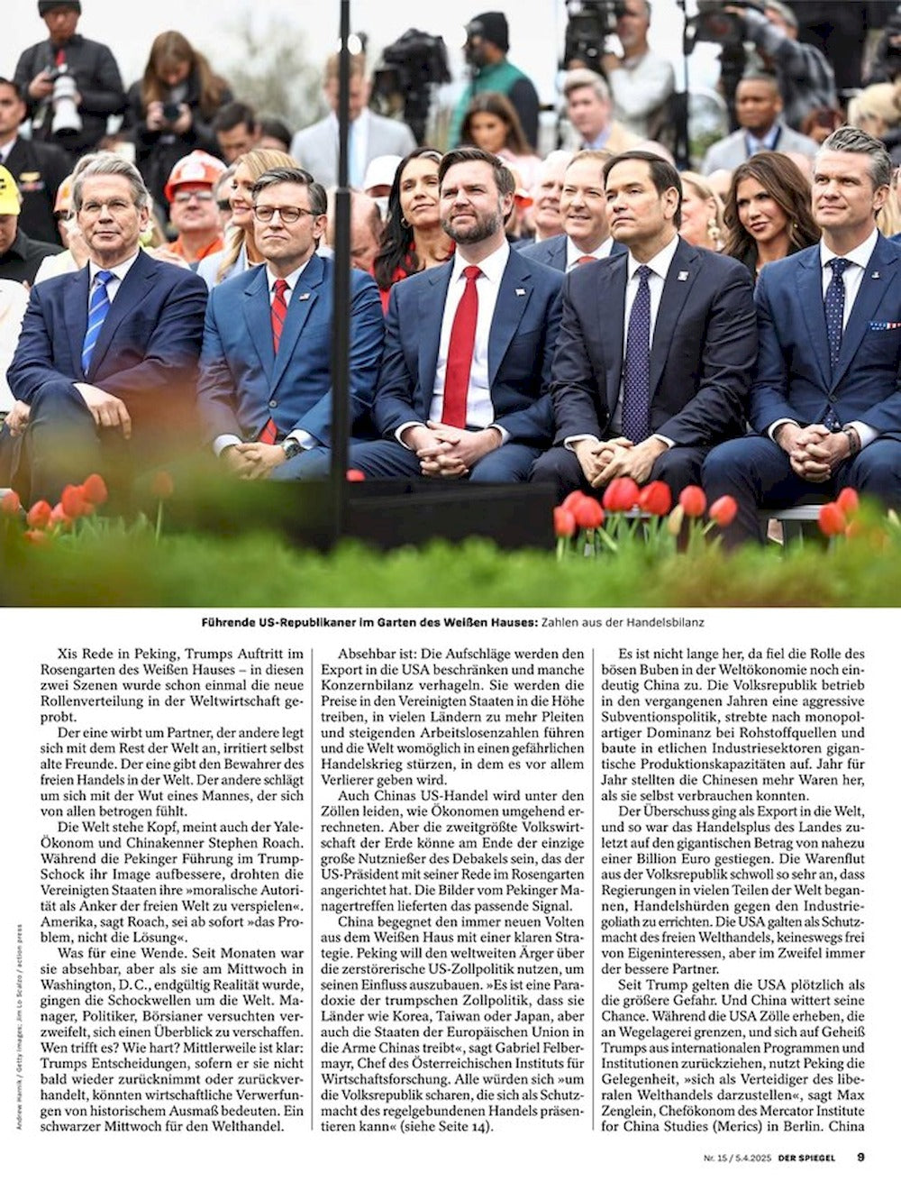 Der Spiegel Magazin Deutschland 2025-15 Donald Trump Liliam Thuram