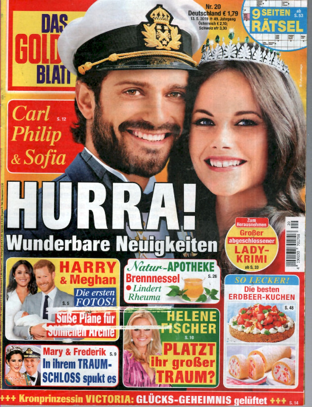Das Goldene Blatt Magazin Deutschland 2019-20 Helene Fischer