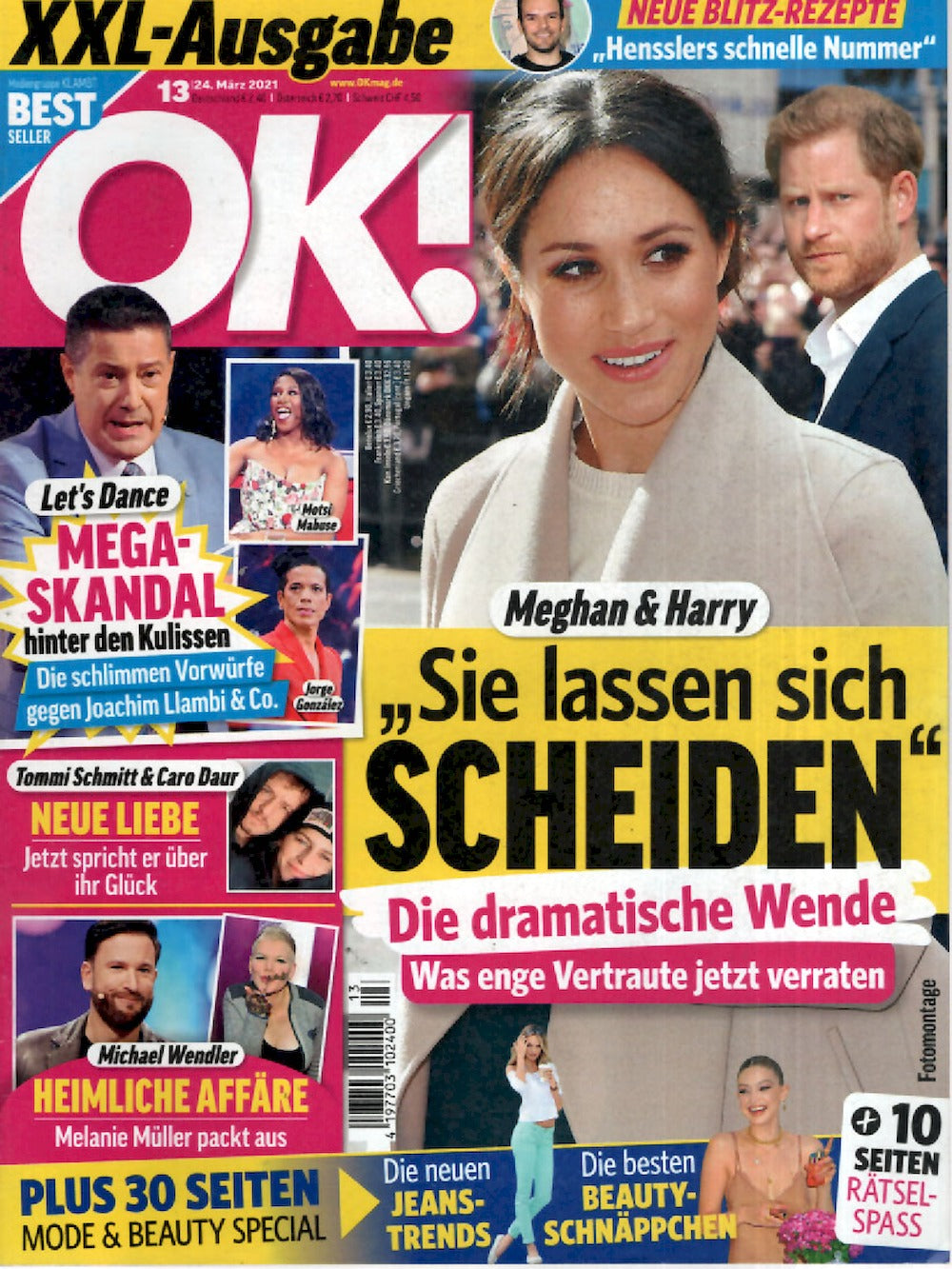 Ok Magazin Deutschland 2021-13 Meghan Harry Motsi Mabuse Joachim Llambi