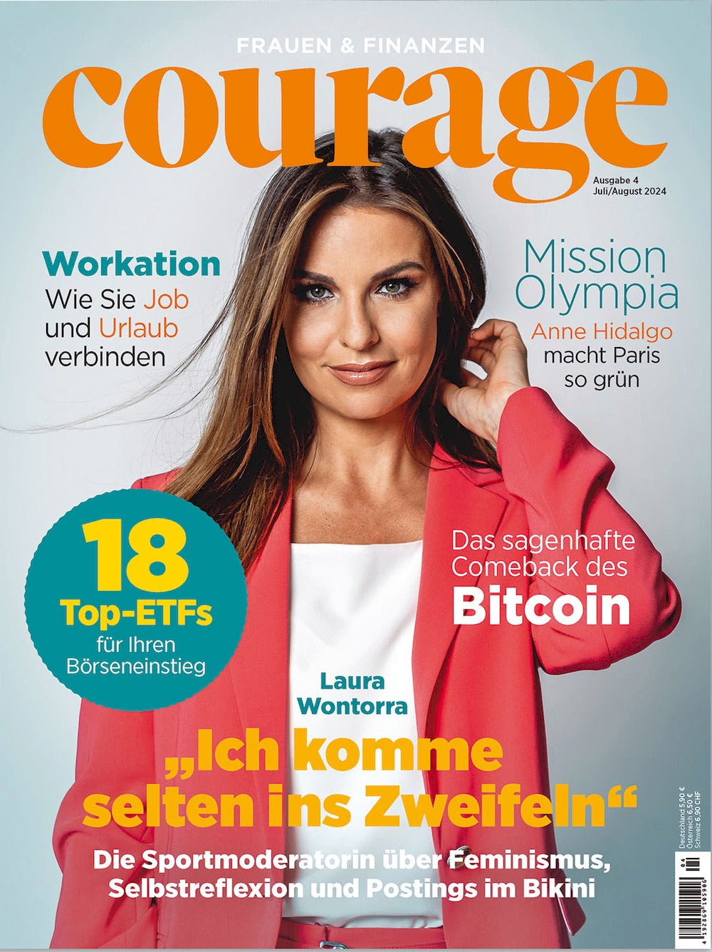 Courage Magazine Germany 2024-04 Laura Wontorra Original Print Issue