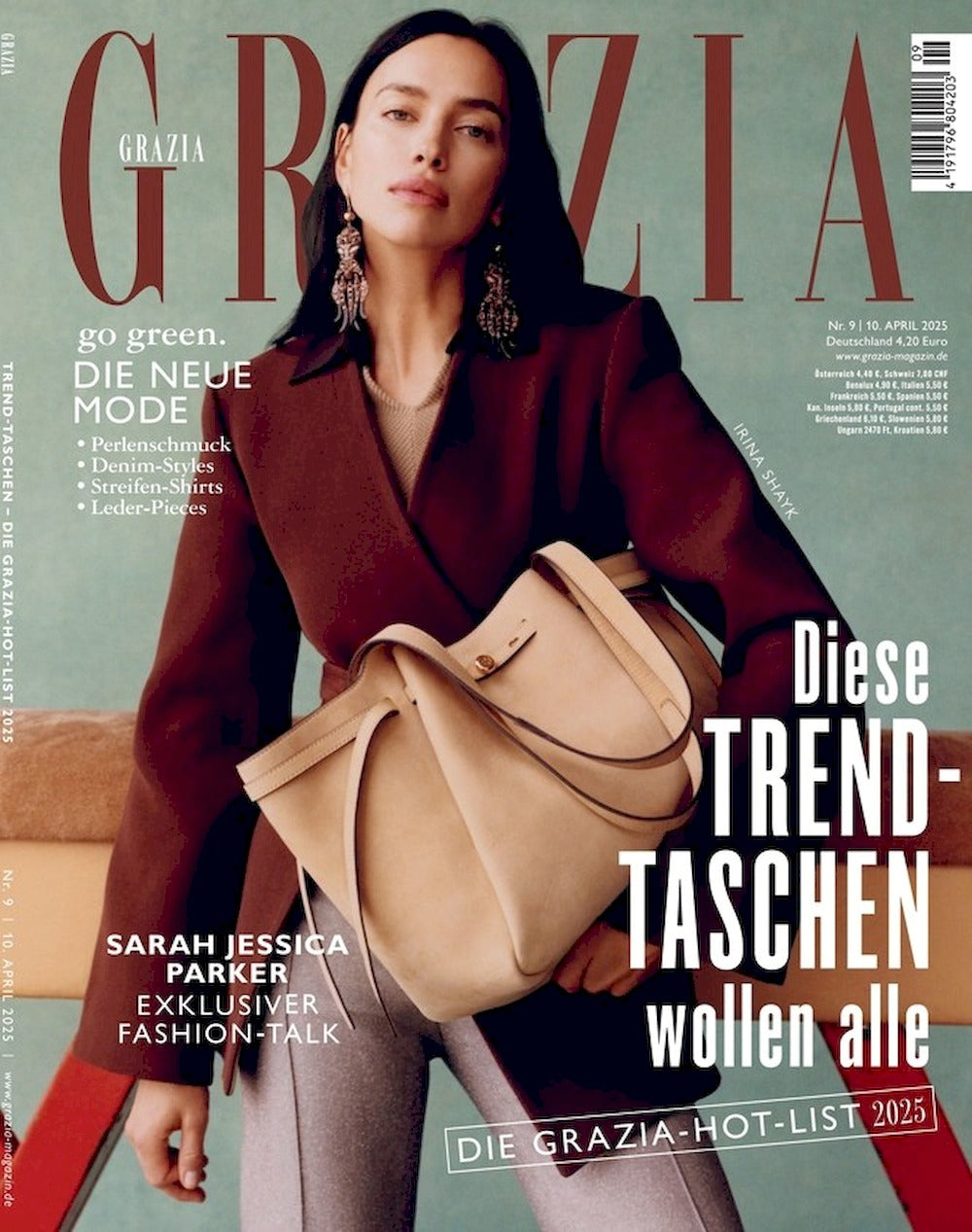 Grazia Magazine Germany 2025-09 Irina Shayk Sarah Jessica Parker