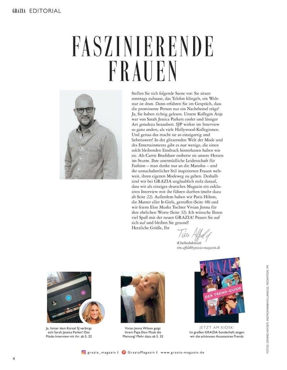 Grazia Magazine Germany 2025-09 Irina Shayk Sarah Jessica Parker