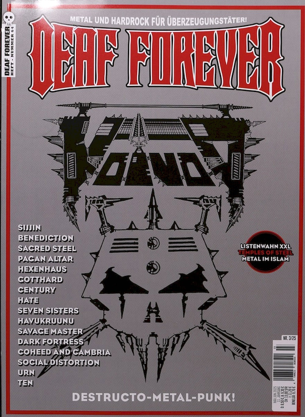 Deaf Forever Revista Alemania 2025-03 Sijjin Benediction Edición original