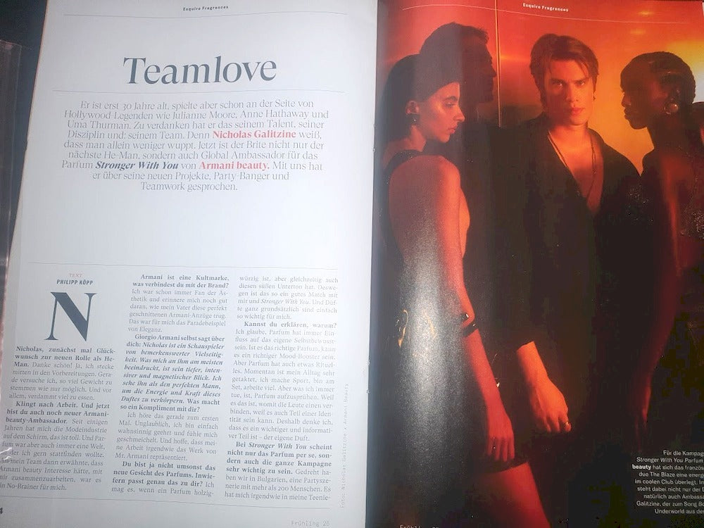 Esquire Fragrances Magazin Deutschland 2025 Nicholas Galitzine