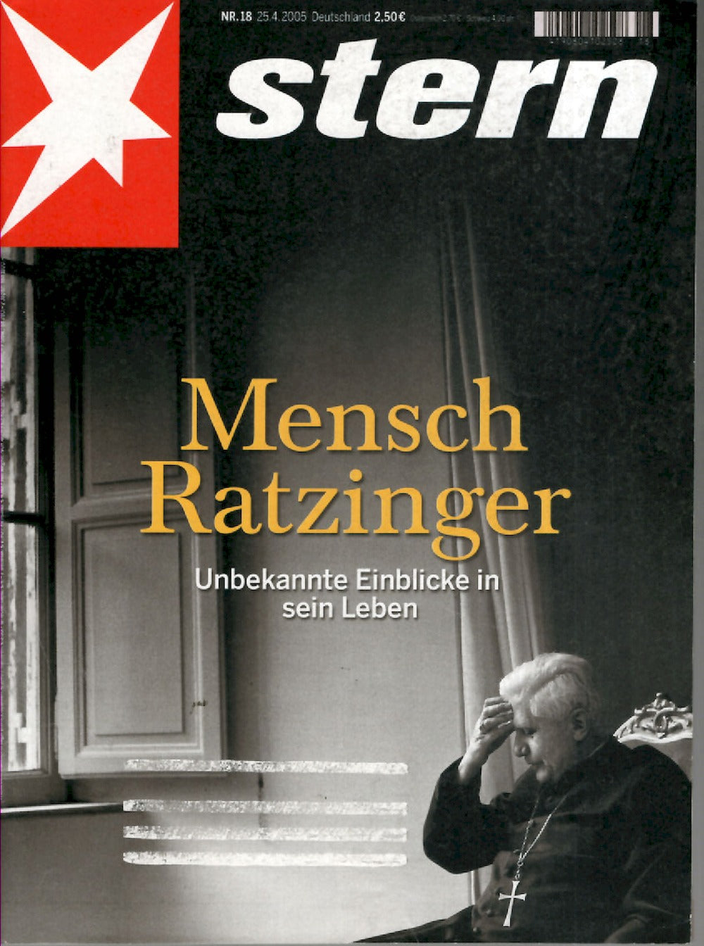 Stern Magazin Deutschland 2005-18 Benedikt XVI. Joseph Alois Ratzinger