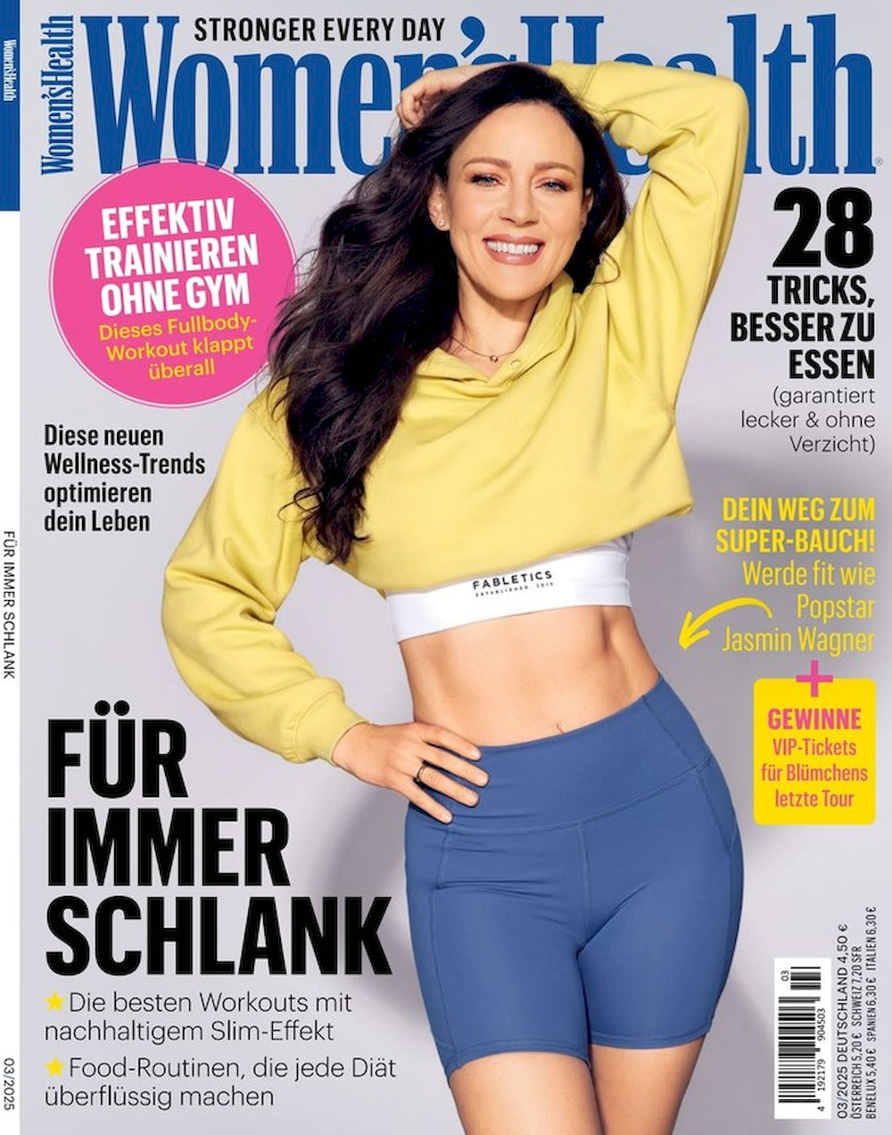 Womens Health Magazin Deutschland 2025-03 Jasmin Wagner