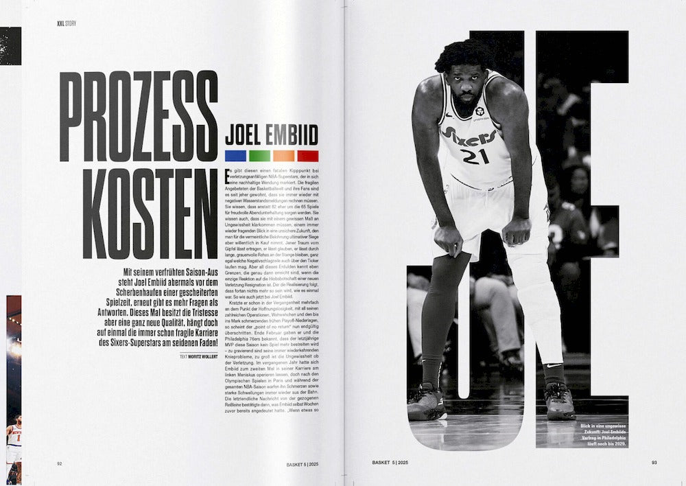 Basket Magazin Deutschland 2025-05 Joel Embiid Bill Laimbeer