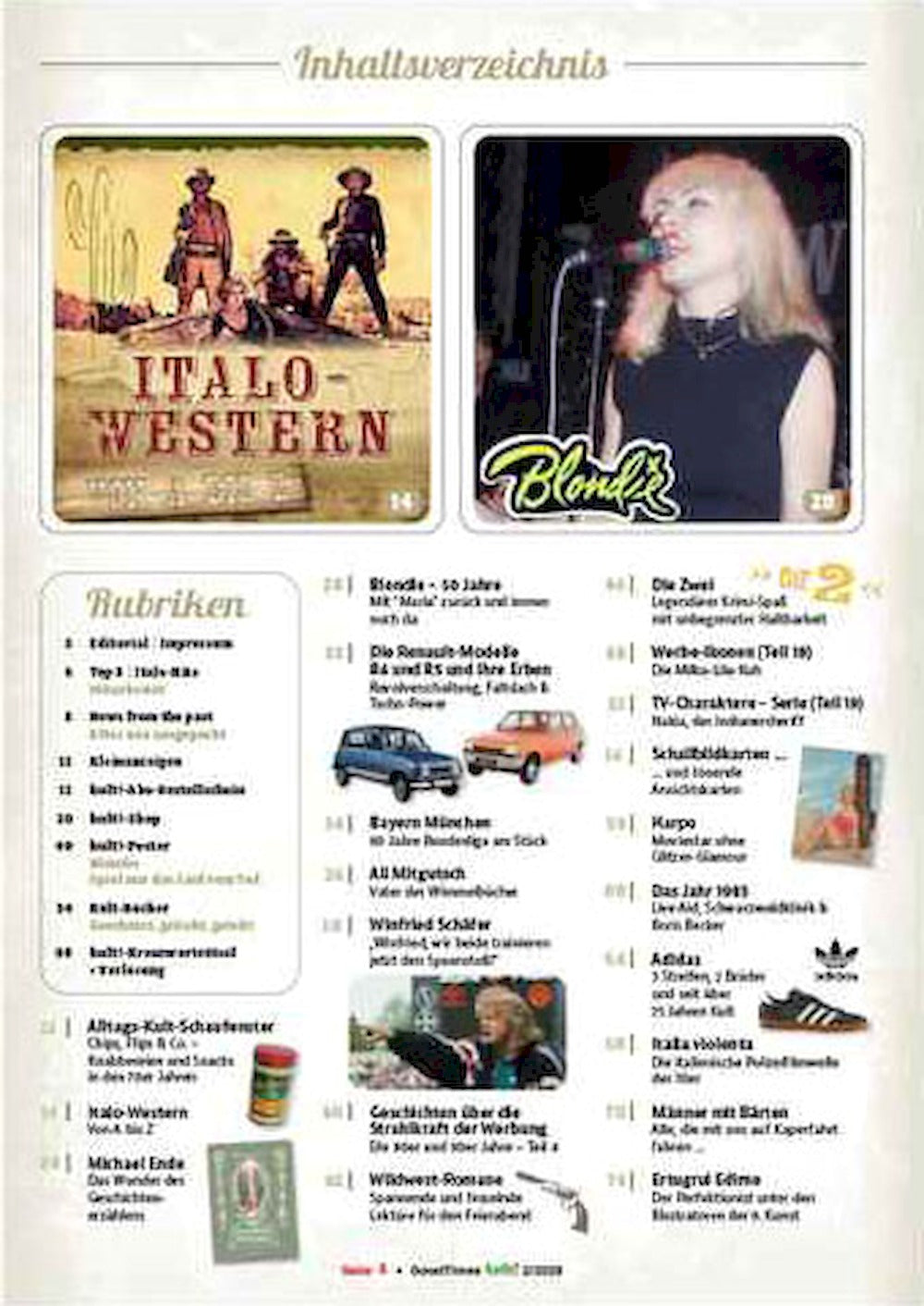 Kult Magazin Deutschland 2025-02 Blondie Debbie Harry Sergio Leone
