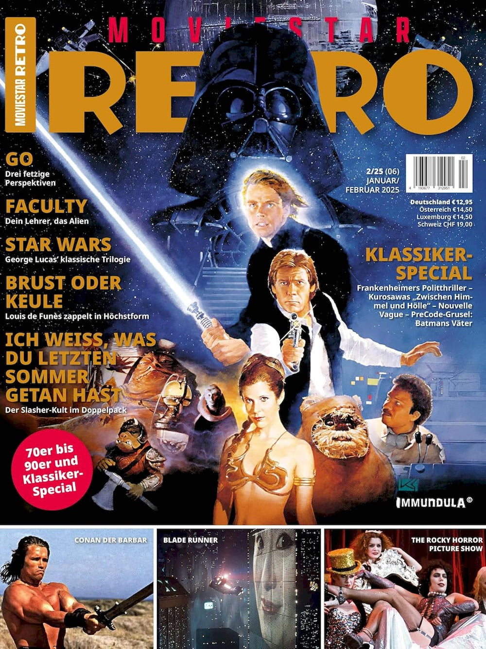 Moviestar Retro Magazin Deutschland 2025-01+02 Star Wars Conan Blade Runner #6