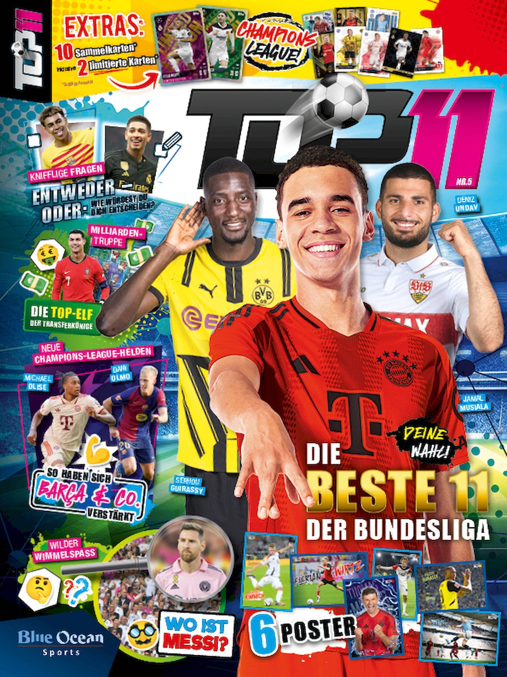 Top 11 Magazin Deutschland 2024-05 Jamal Musiala + Poster