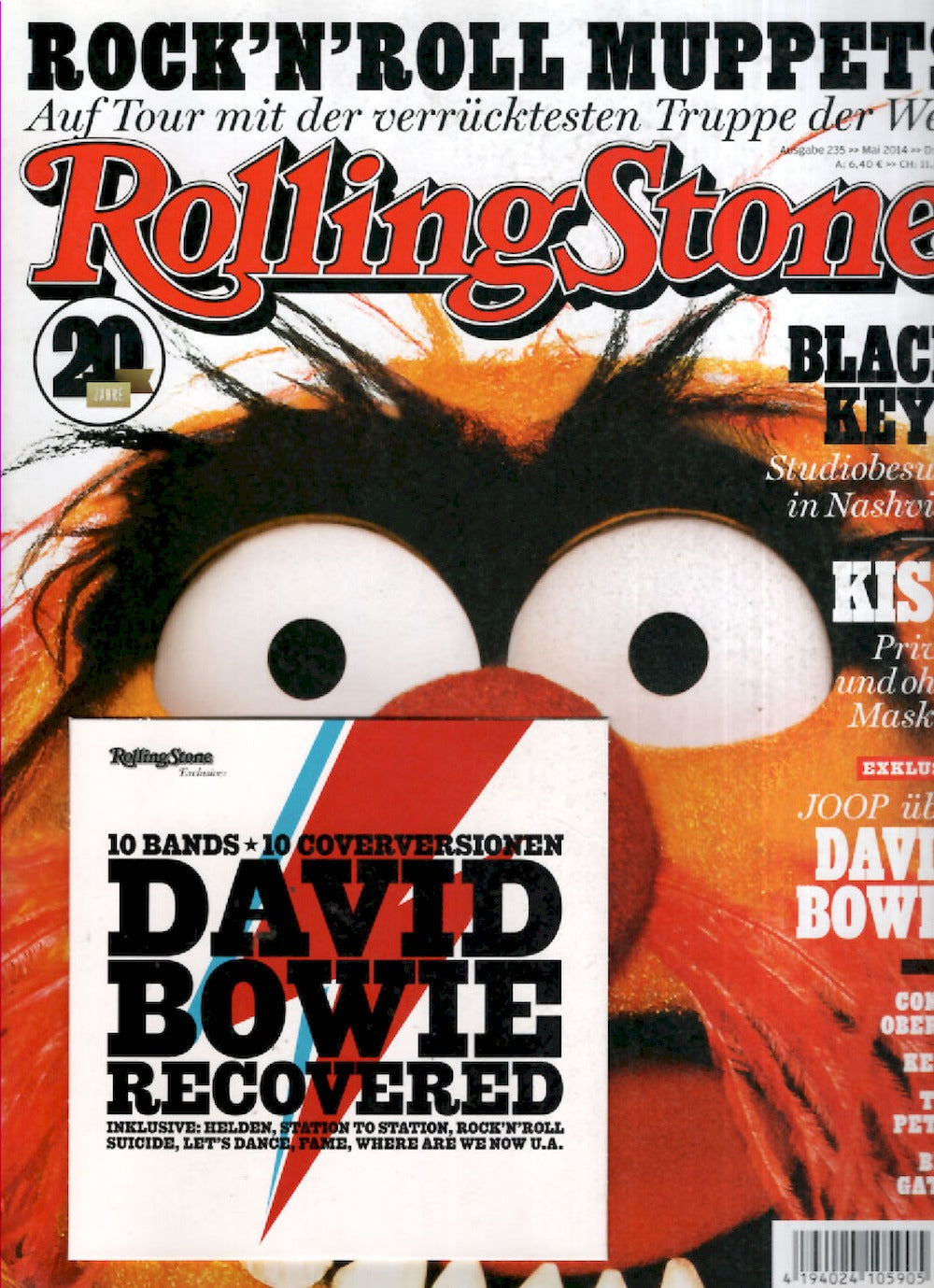 Rolling Stone Magazin Deutschland 2014-05 Animal #235 + CD