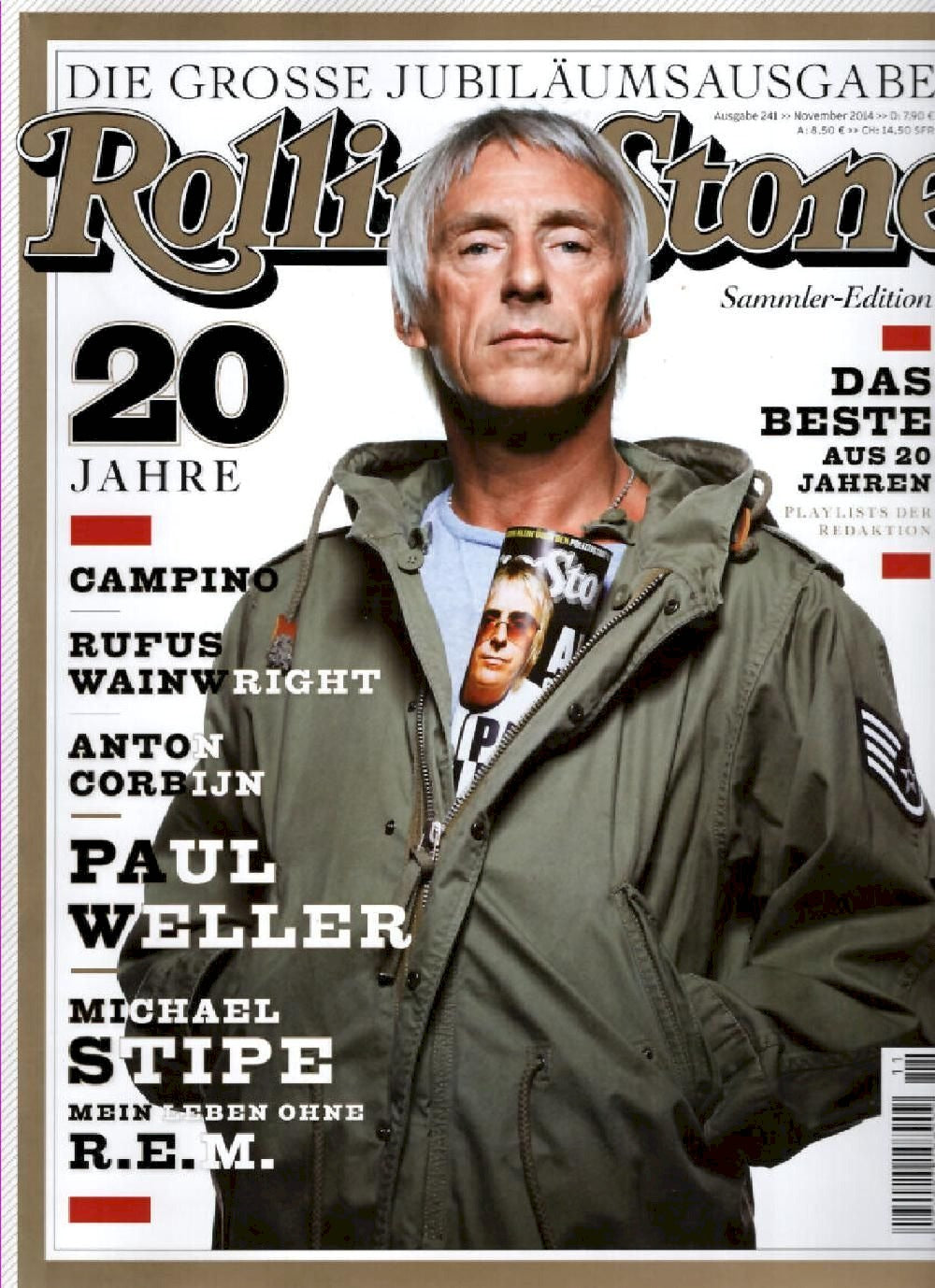 Rolling Stone Magazin Deutschland 2014-11 Paul Weller #241 + CD