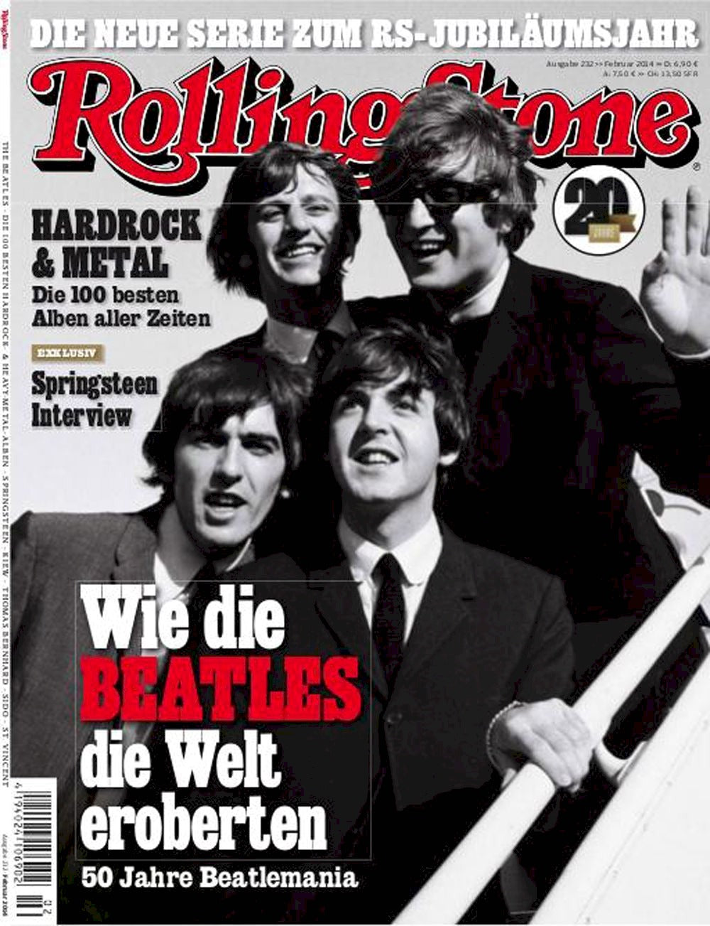 Rolling Stone Magazin Deutschland 2014-02 The Beatles #232 + CD