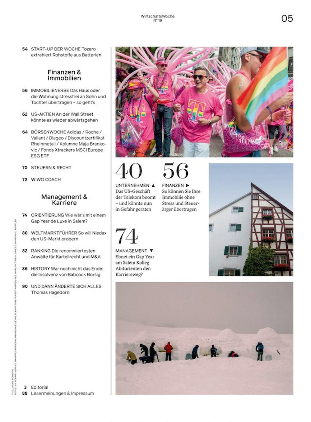 Wirtschaftswoche Magazine Germany 2025-19 Donald Trump Europe Original Print Issue