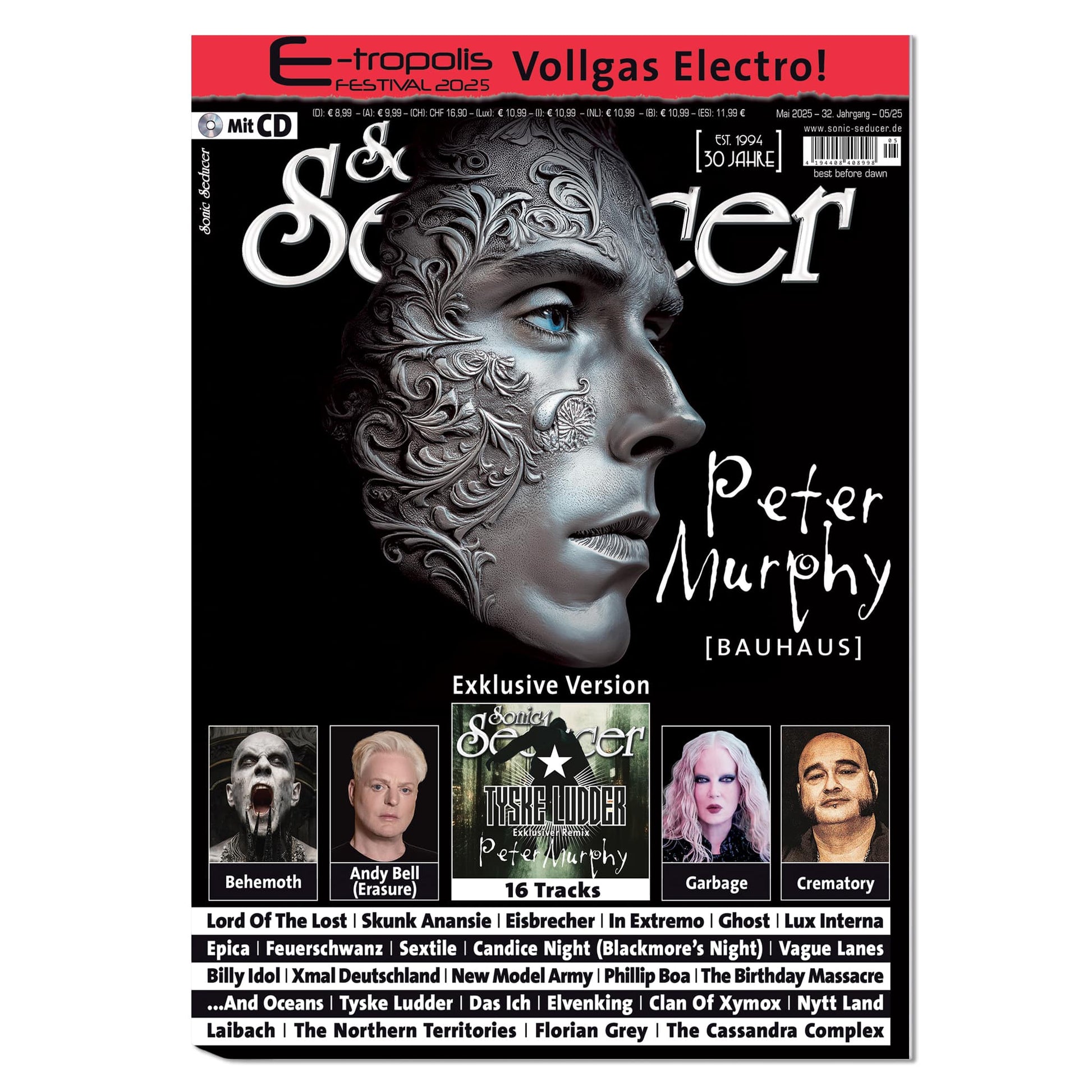 Sonic Seducer Magazin Deutschland 2025-05 Peter Murphy Behemoth Andy Bell