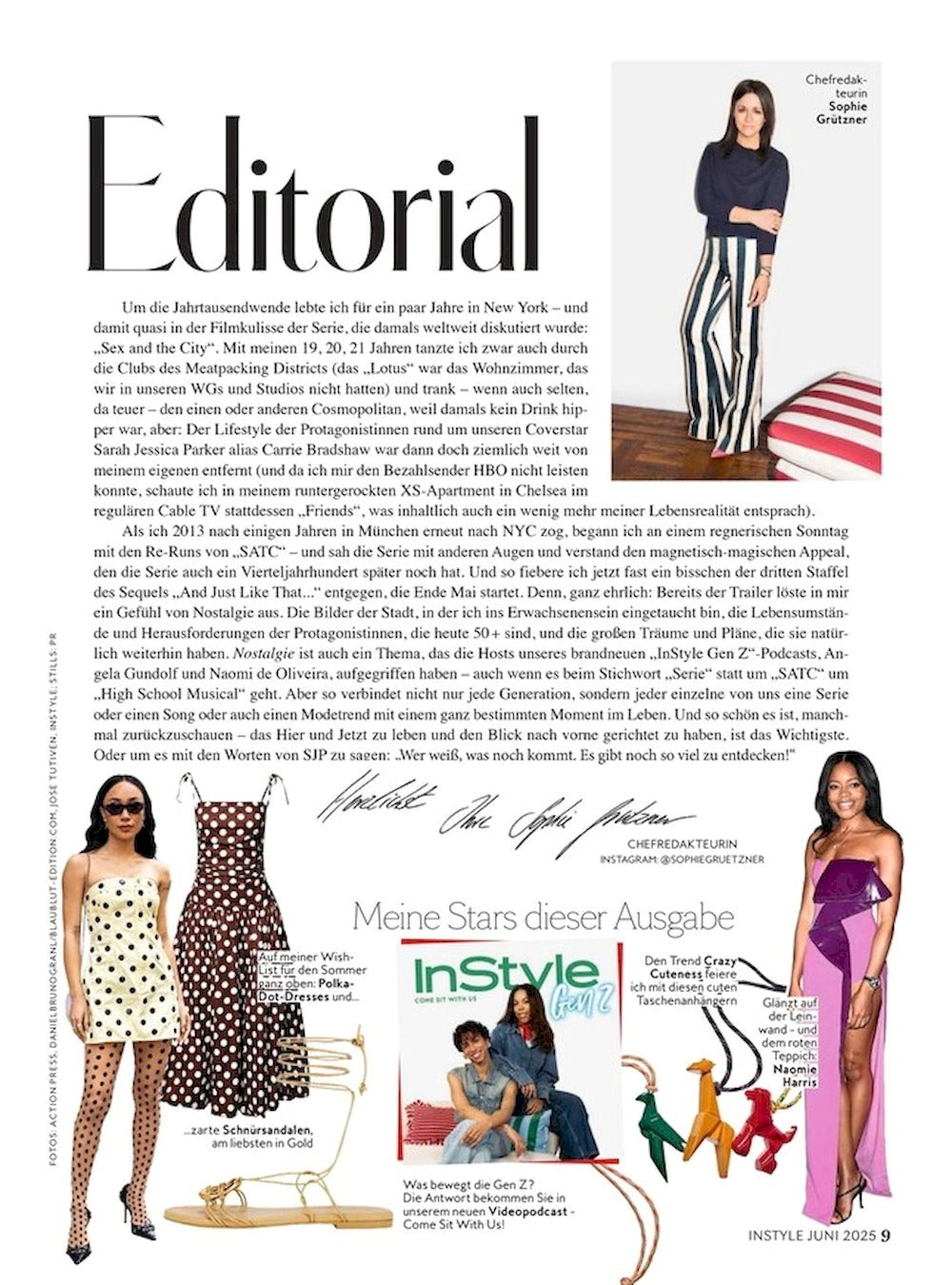 InStyle Magazin Deutschland 2025-06 Sarah Jessica Parker
