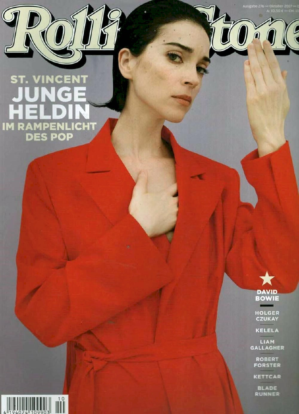 Rolling Stone Magazin Deutschland 2017-10 St. Vincent David Bowie + CD