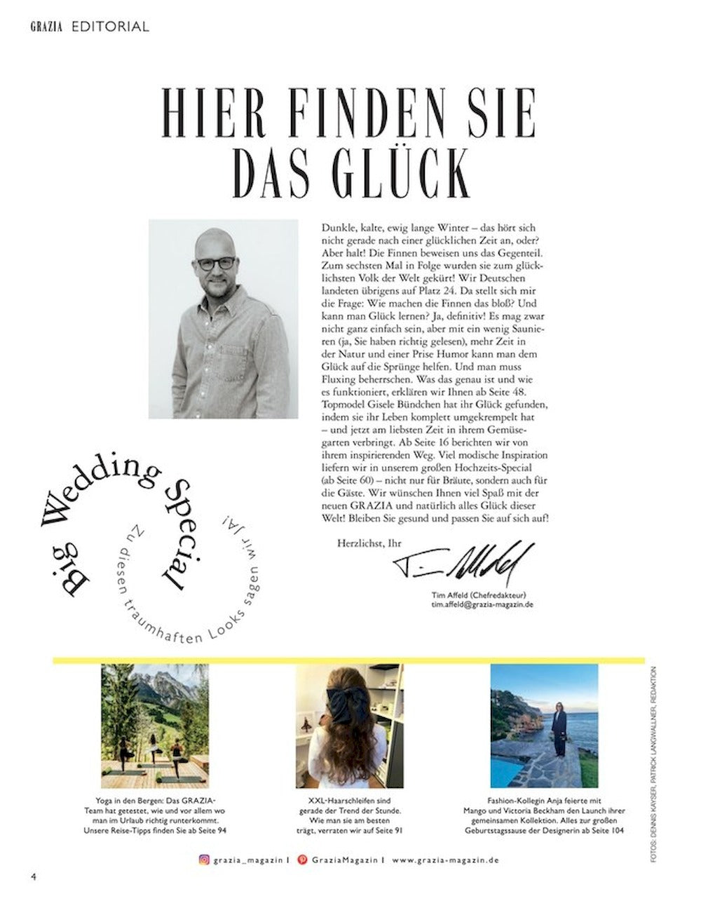 Grazia Magazin Deutschland 2024-11 Gisele Bündchen