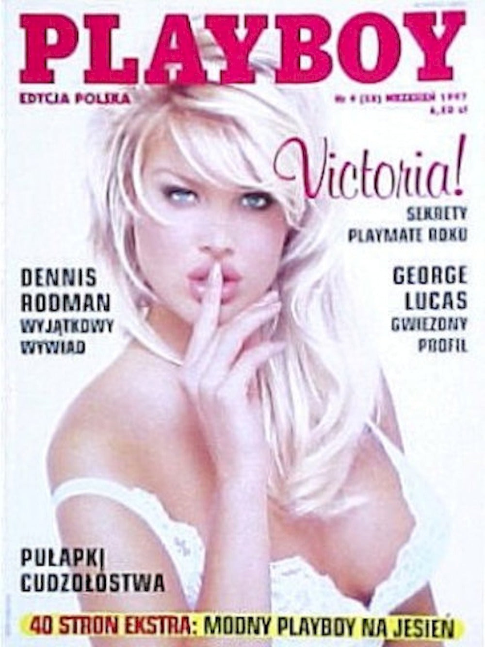 Playboy Magazin Polen 1997-09 Victoria Silvstedt