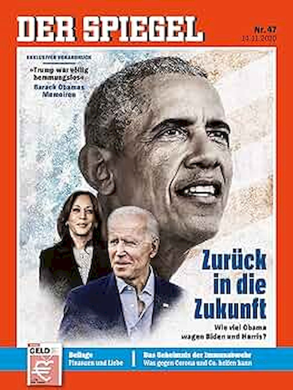 Der Spiegel Magazin Deutschland 2020-47 Obama Biden Harris