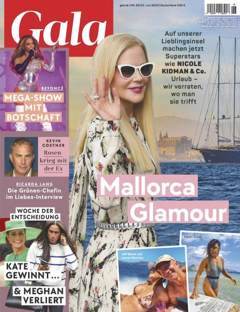Gala Magazine Allemagne 2023-26 – Nicole Kidman Beyonce Kevin Costner – Édition originale