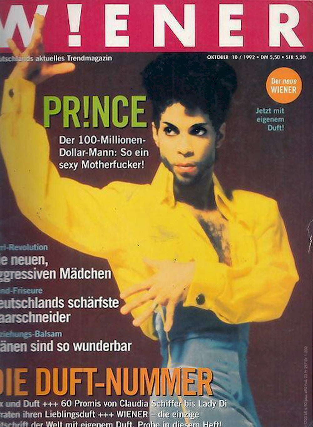 Wiener Magazin Deutschland 1992-10 Prince
