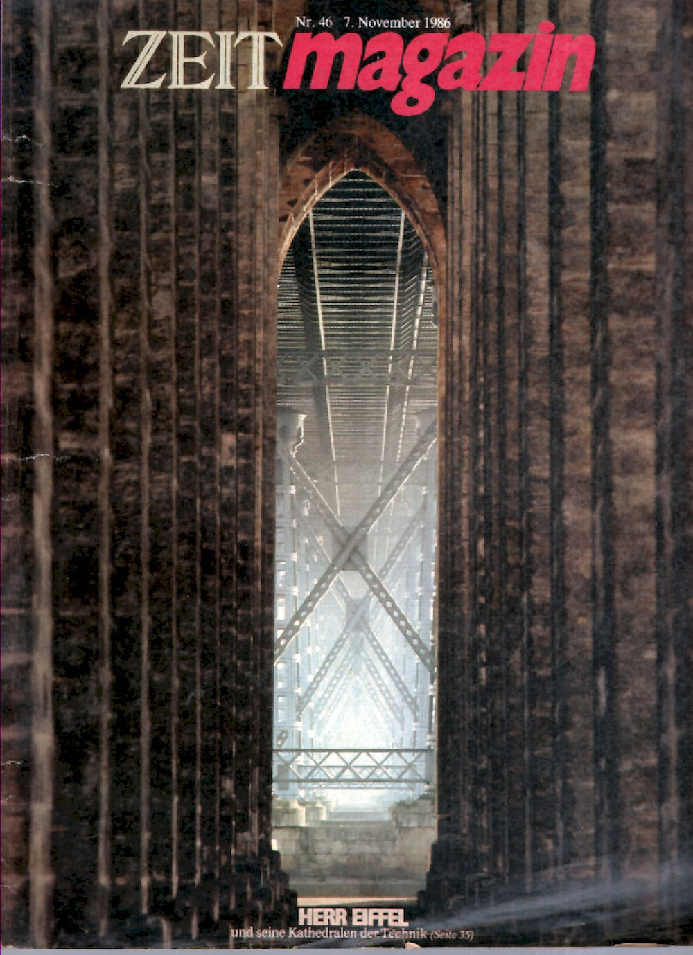 Zeit Magazin Deutschland 1986-46 Gustave Eiffel