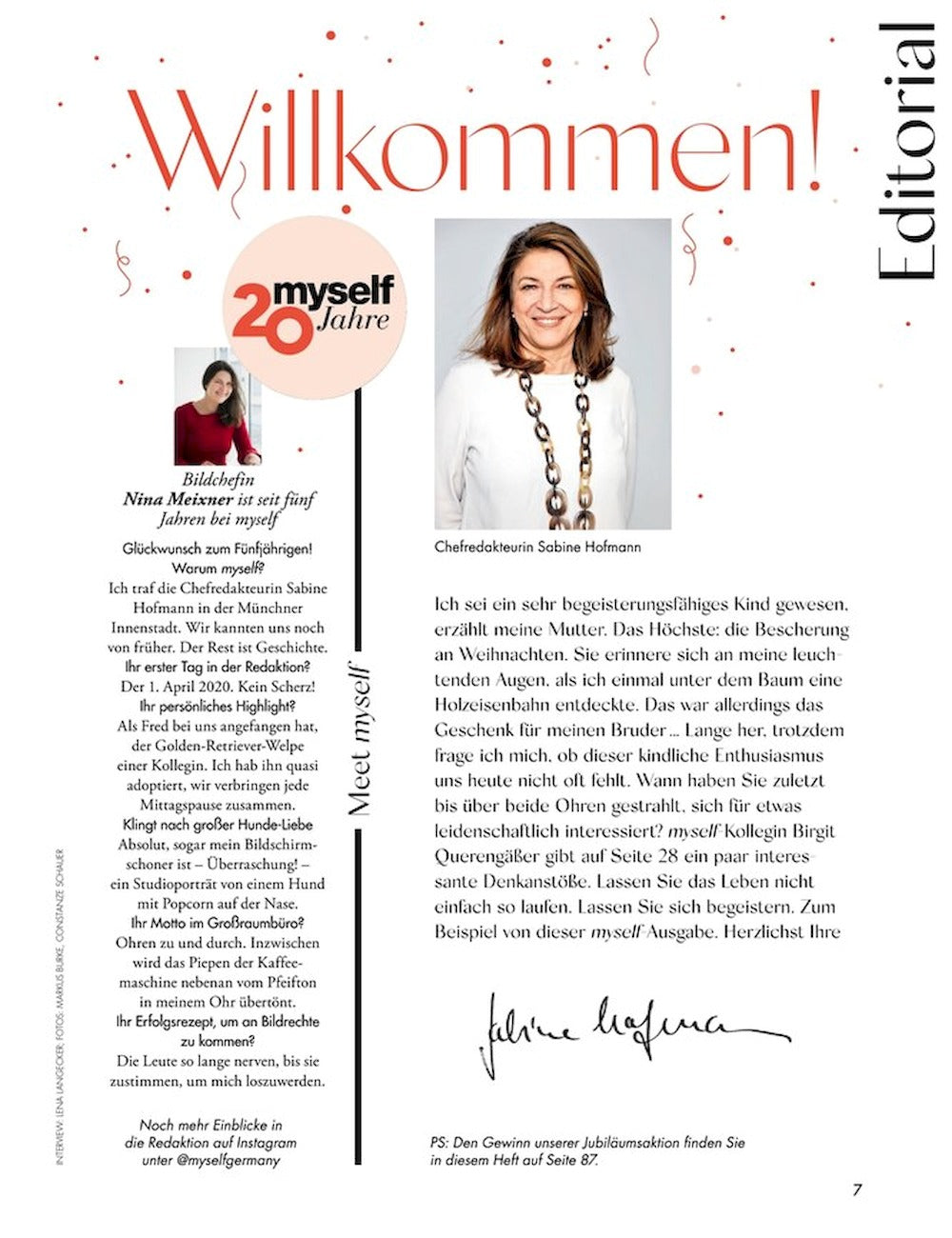 Myself Magazin Deutschland 2025-06 Schirin Frosch