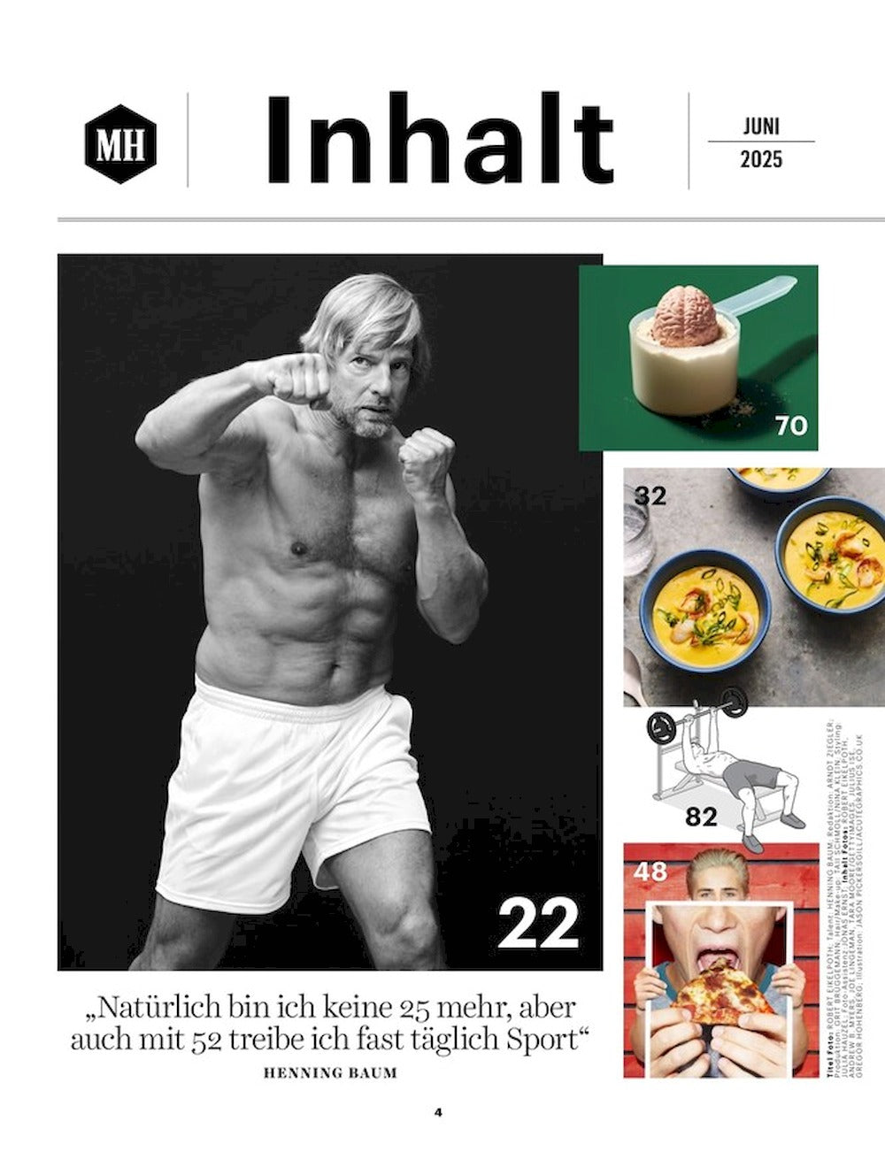 Mens Health Magazin Deutschland 2025-06 Henning Baum