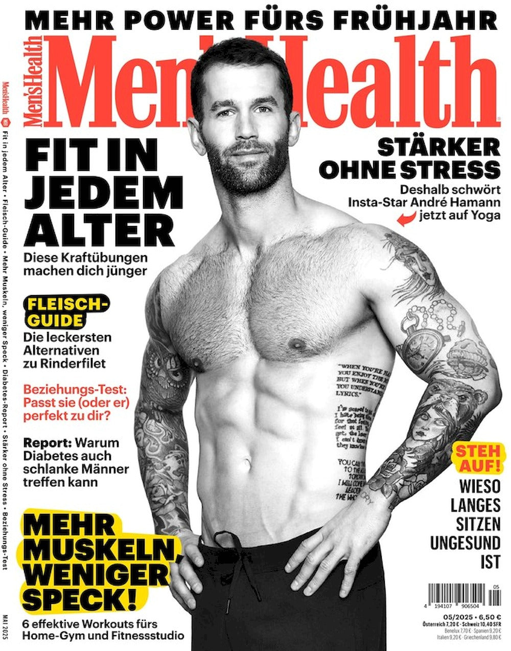 Mens Health Magazin Deutschland 2025-05 Andre Hamann