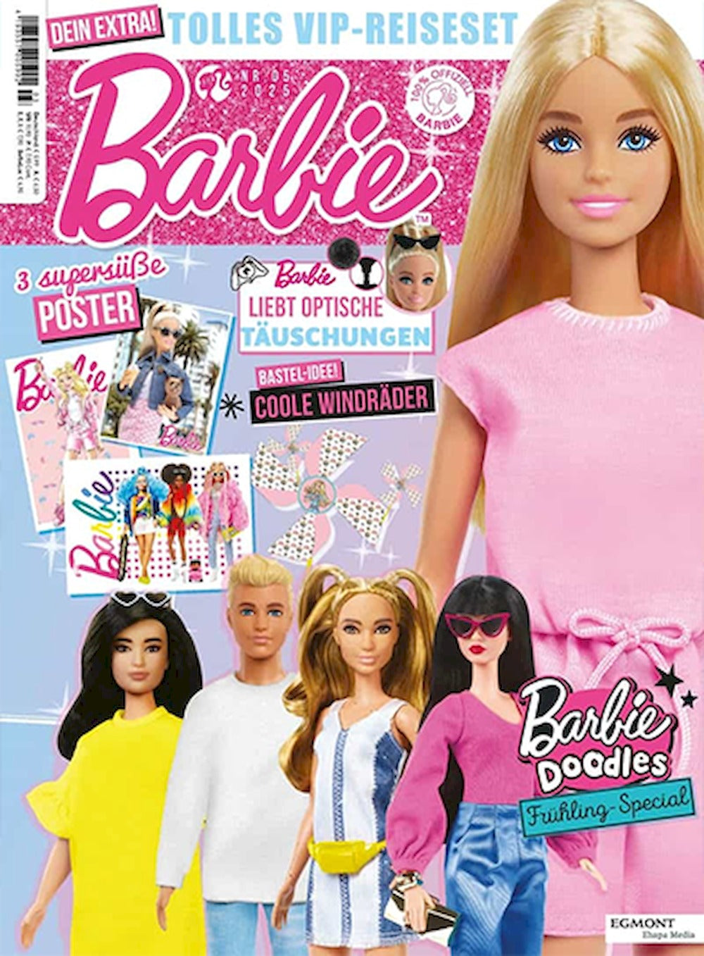 Barbie Tijdschrift Duitsland 2024 Originele uitgave + Cadeau