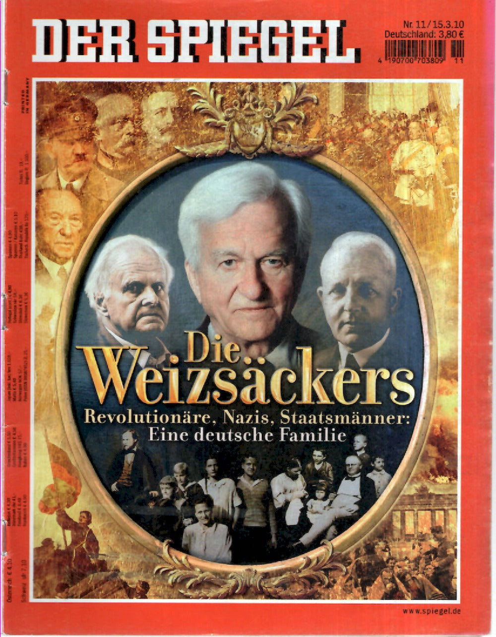 Der Spiegel Magazin Deutschland 2010-11 Weizsäcker