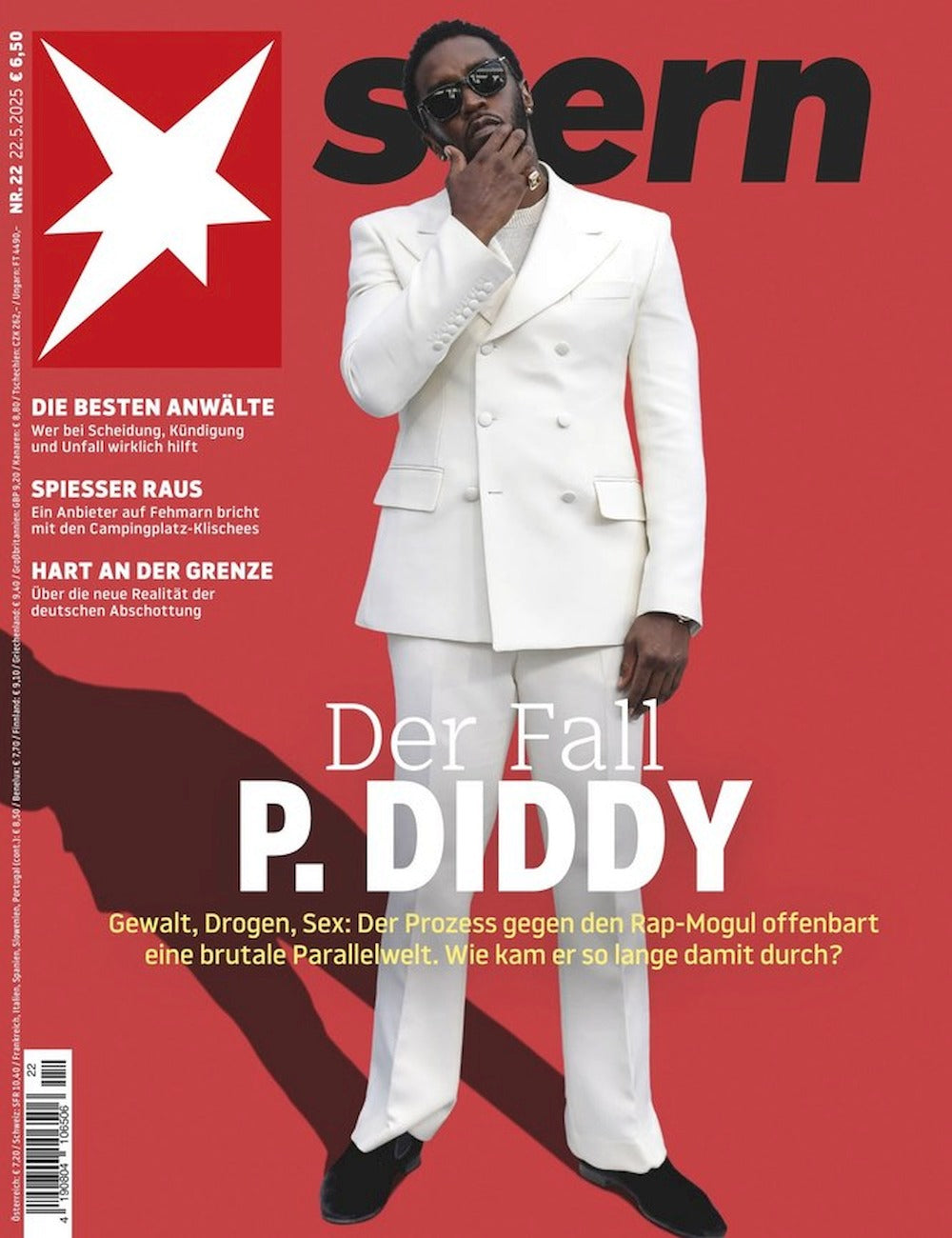 Stern Magazin Deutschland 2025-22 P. Diddy Puff Daddy Sean John Combs