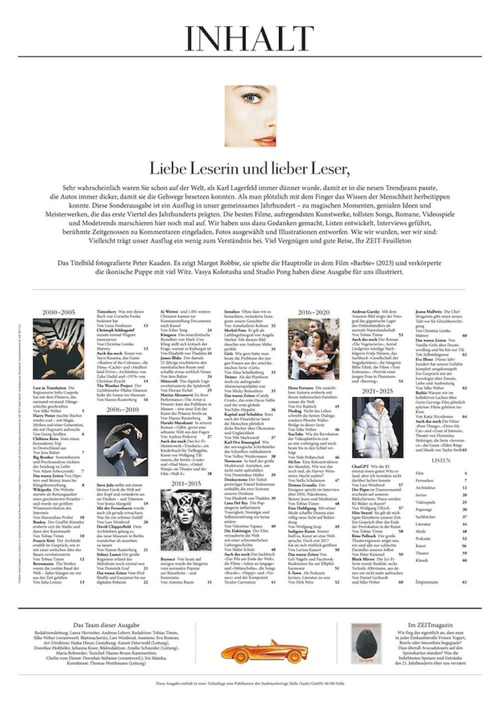Die Zeit Magasin Tyskland 2025-22 Originaludgave