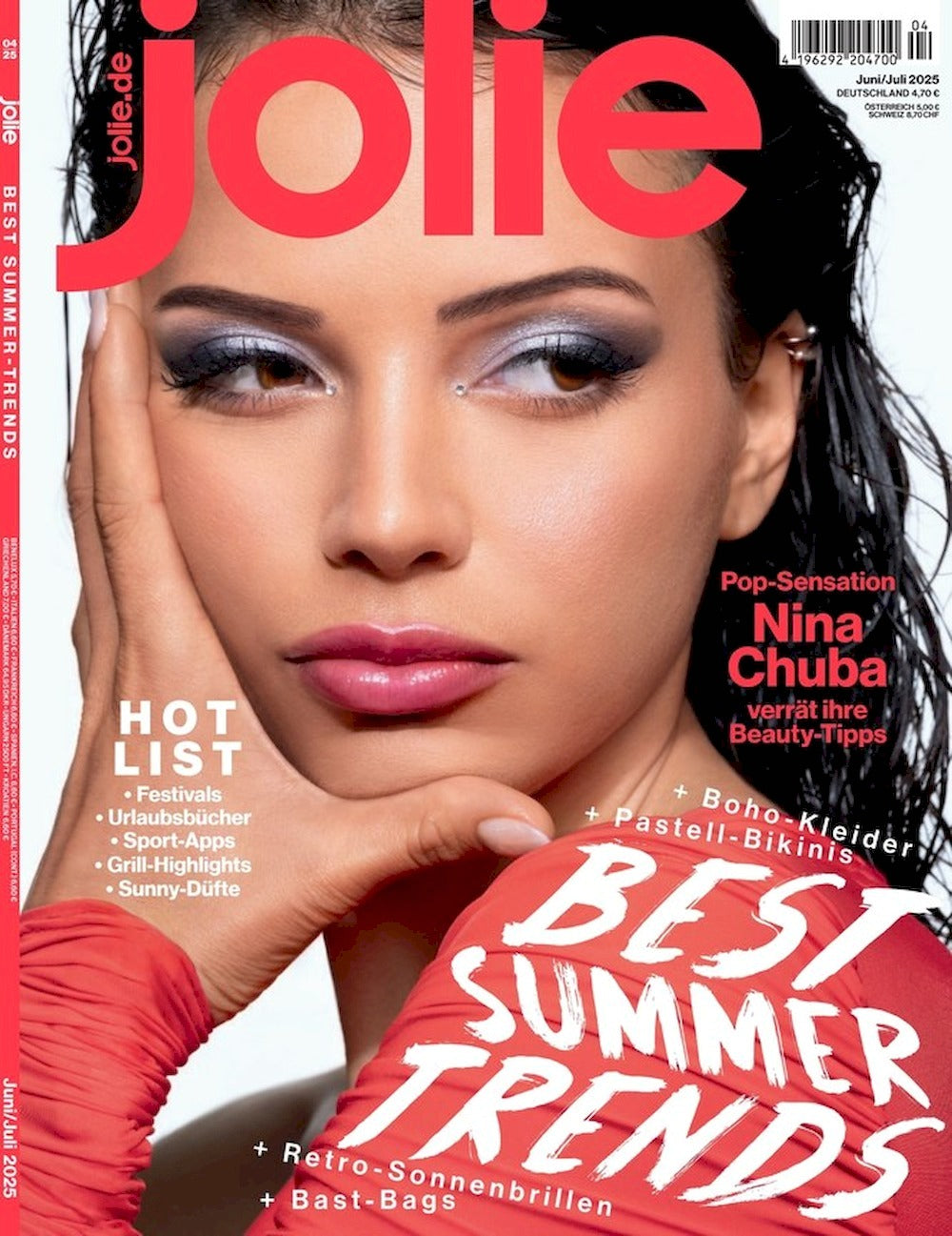 Jolie Magazin Deutschland 2025-06+07 Nina Chuba