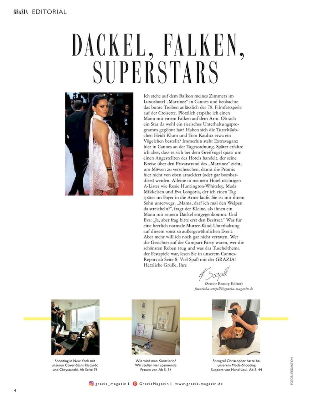 Grazia Magazin Deutschland 2025-13 Riccardo Simonetti Chryssanthi Kavazi