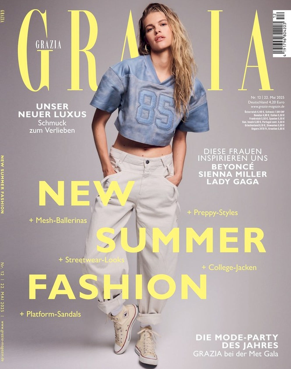 Grazia Magazin Deutschland 2025-12 Kim Riekenberg Lady Gaga Harry Styles