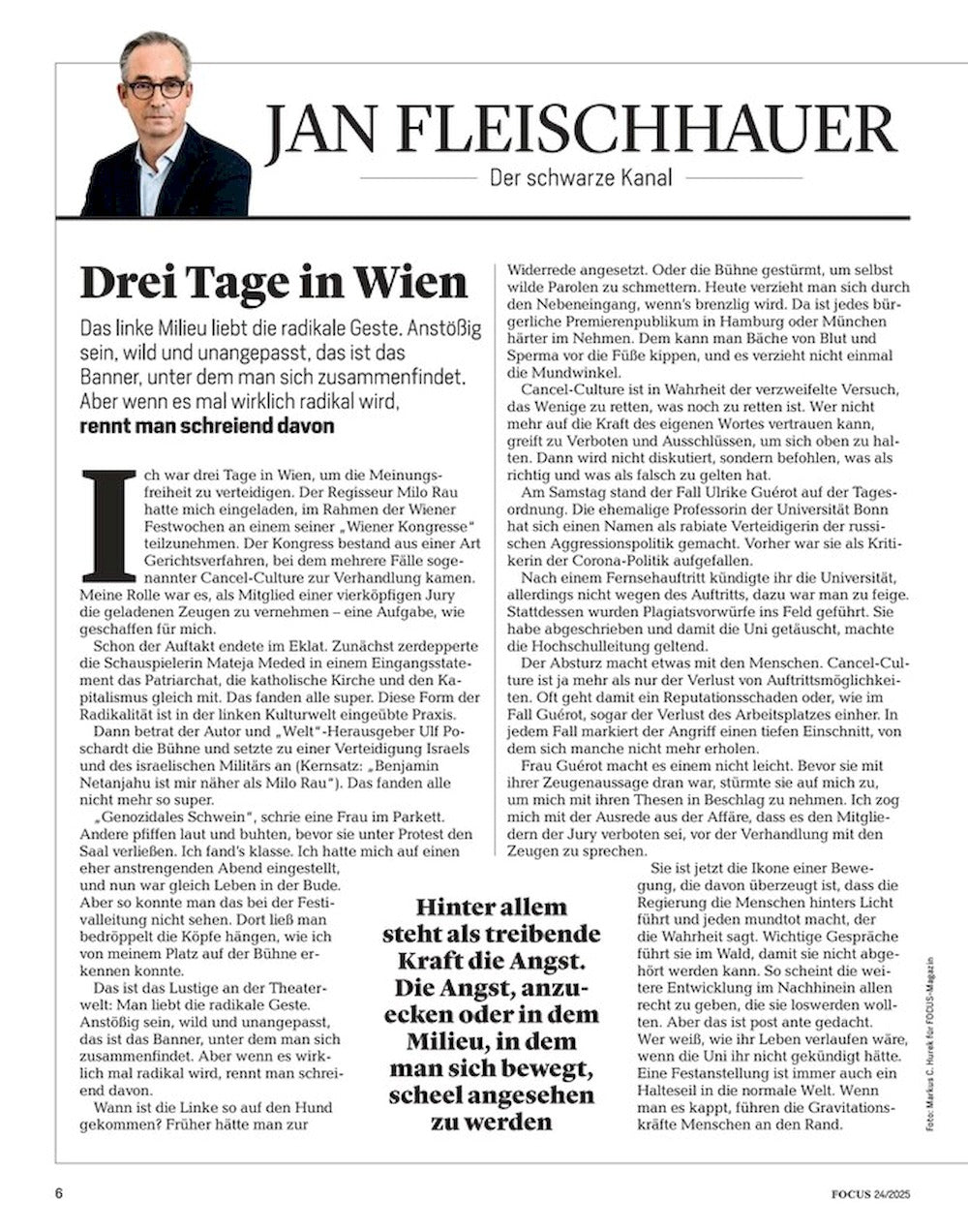Focus Magazin Deutschland 2025-24 Donald Trump Chaos