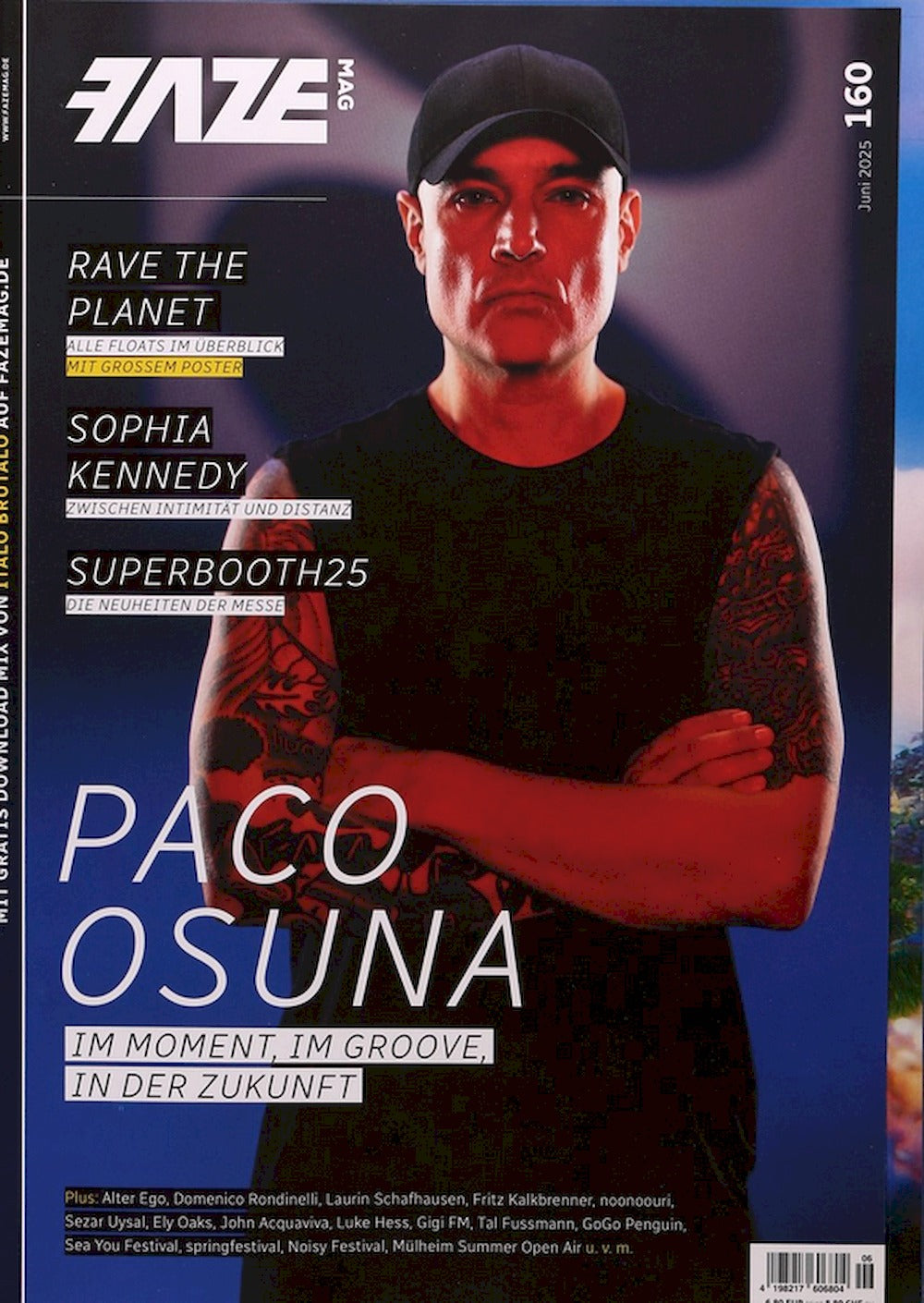 Faze Revista Alemania 2025-06 Paco Osuna Sophia Kennedy Edición original