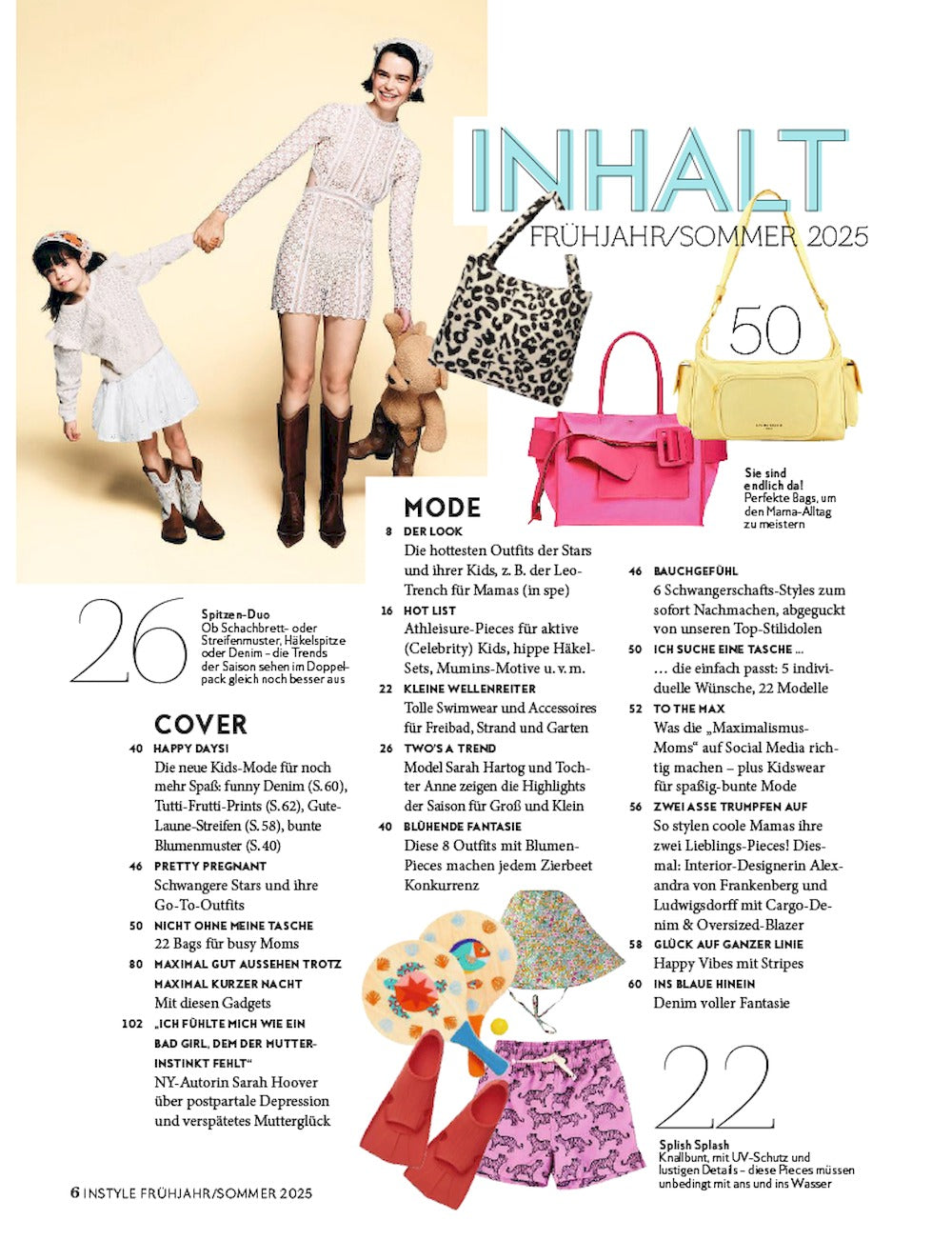 InStyle Mini & Me Magazin Deutschland 2025-01 Sarah Hoover