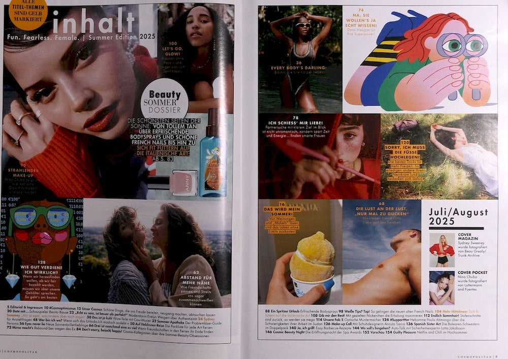 Cosmopolitan Magazin Deutschland 2025-07+08 Sydney Sweeney
