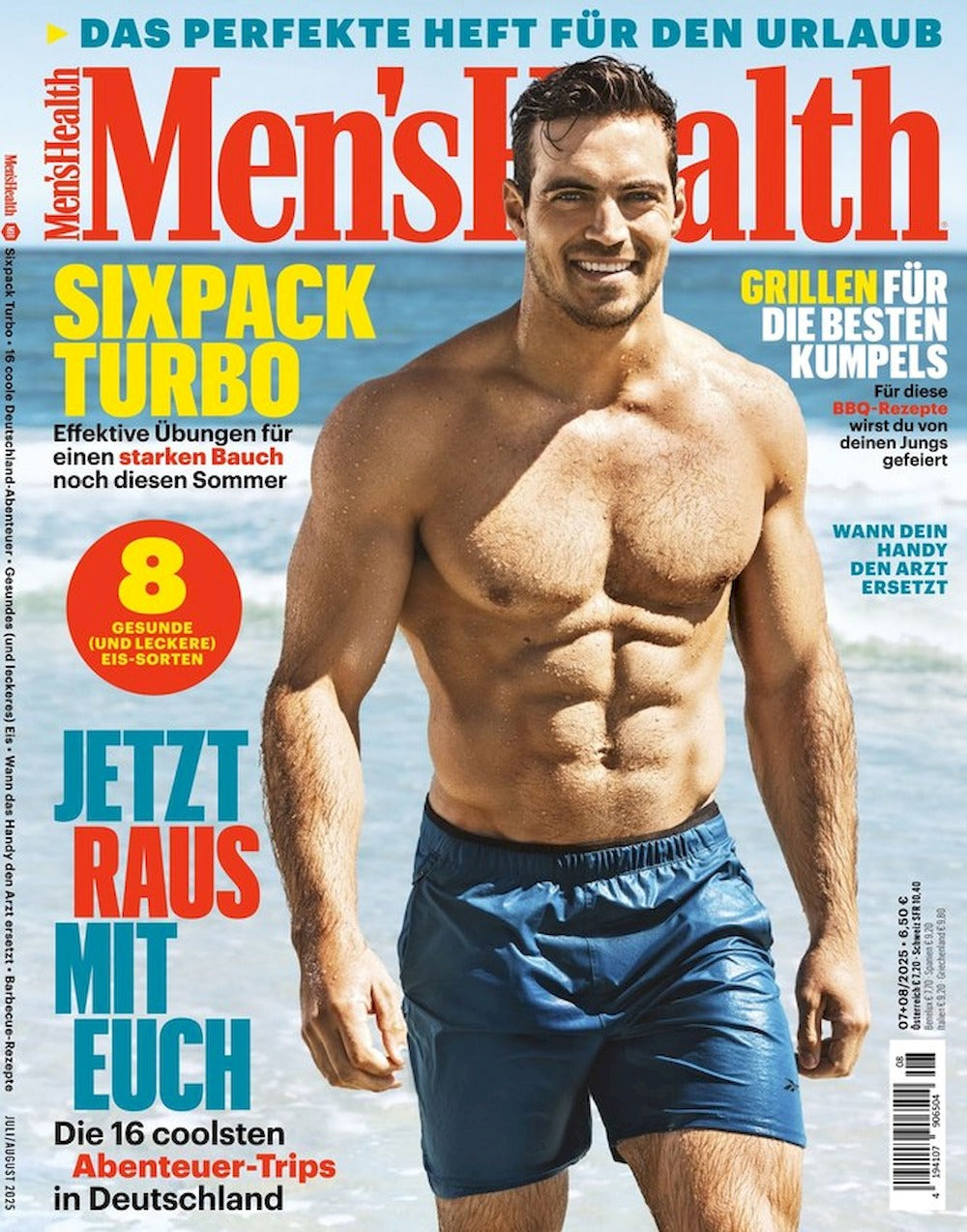 Mens Health Magazin Deutschland 2025-07+08 Toit Botha