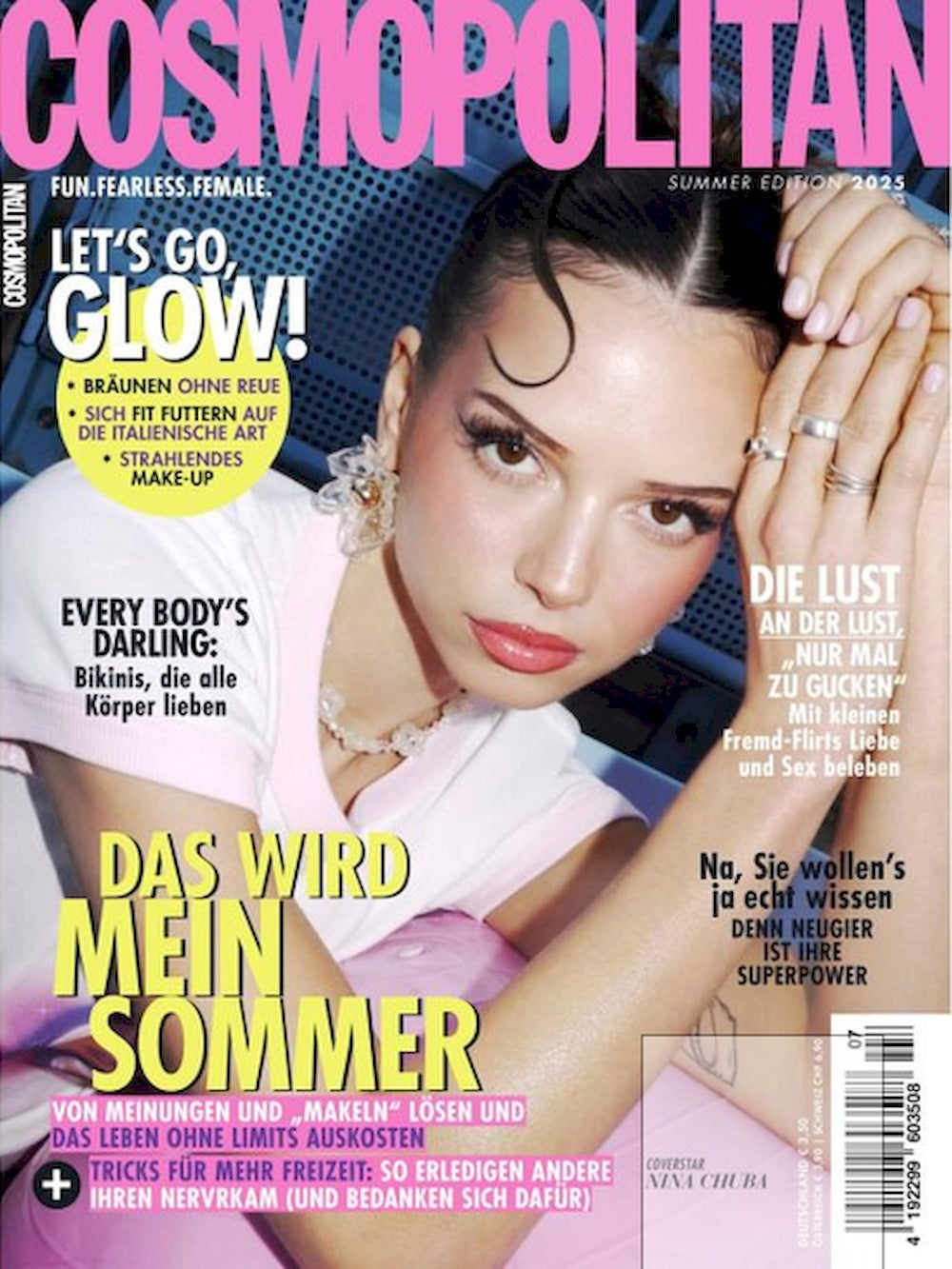 Cosmopolitan Pocket Magazin Deutschland 2025-07 Nina Chuba