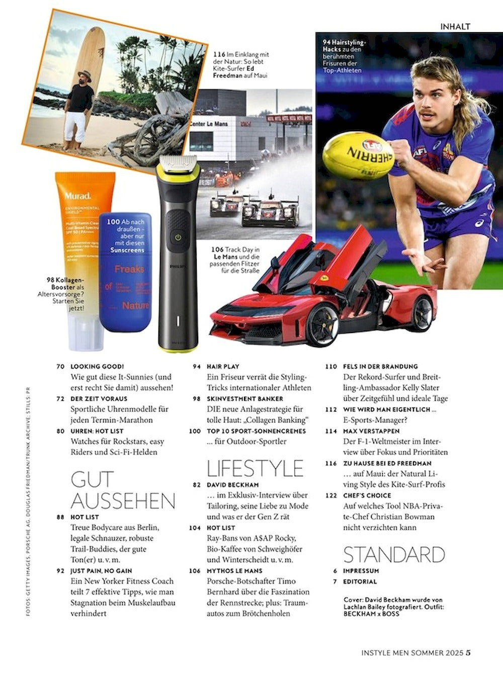 InStyle Men Magazin Deutschland 2025-02 David Beckham