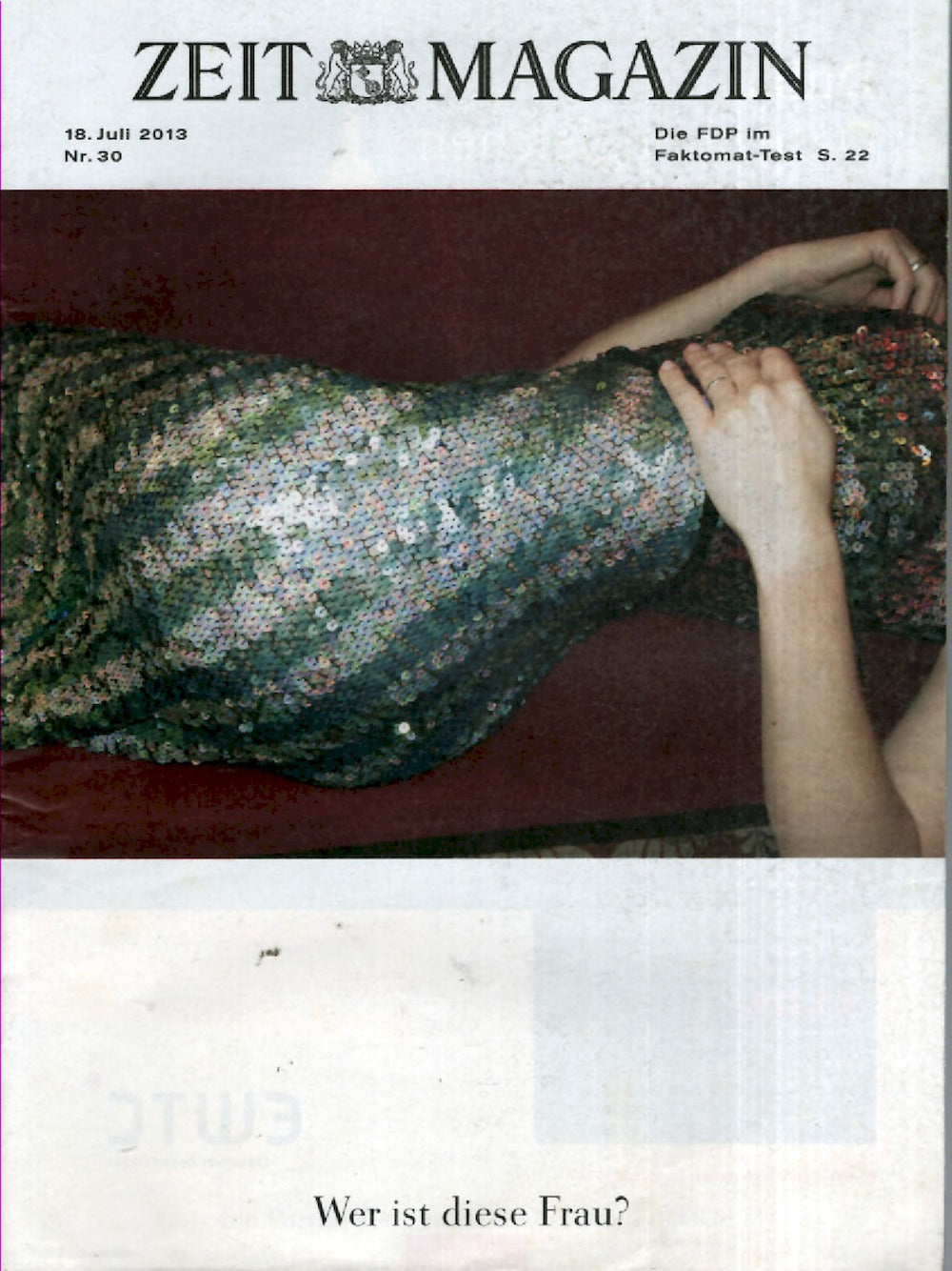 Zeit Magazin Deutschland 2013-30 Anke Engelke