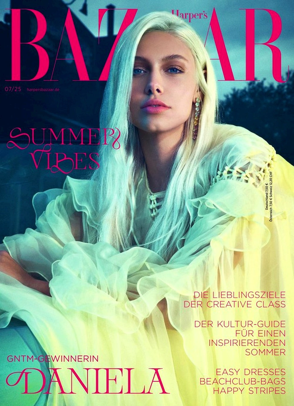 Harpers Bazaar Magazin Deutschland 2025-07 Daniela Djokic GNTM