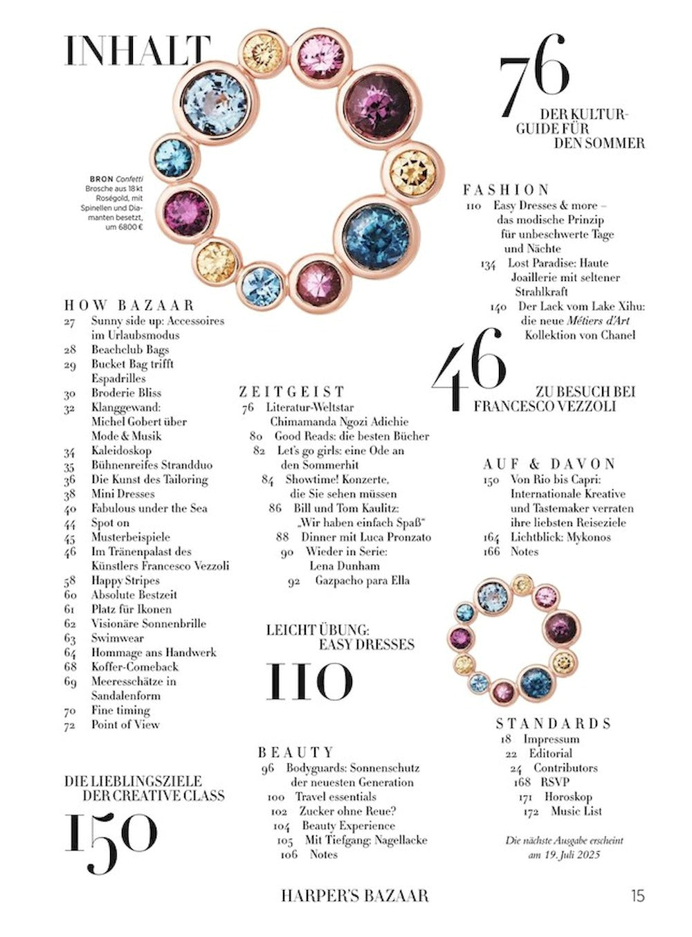 Harpers Bazaar Magazin Deutschland 2025-07 Daniela Djokic GNTM