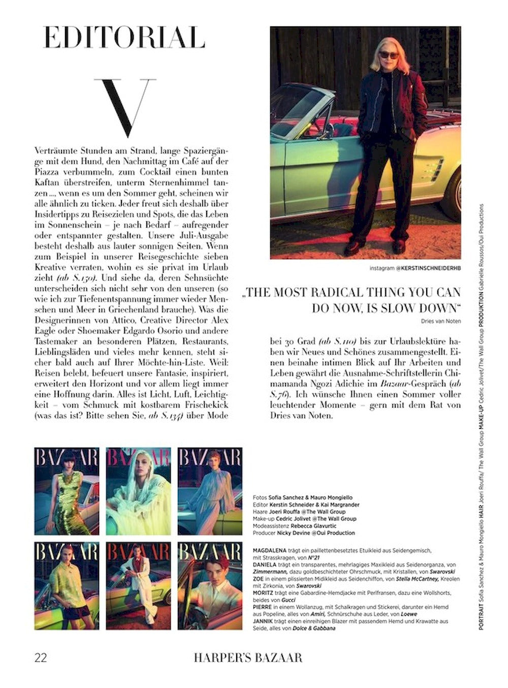 Harpers Bazaar Magazin Deutschland 2025-07 Daniela Djokic GNTM
