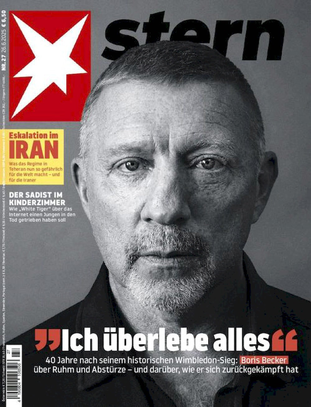 Stern Magazin Deutschland 2025-27 Boris Becker