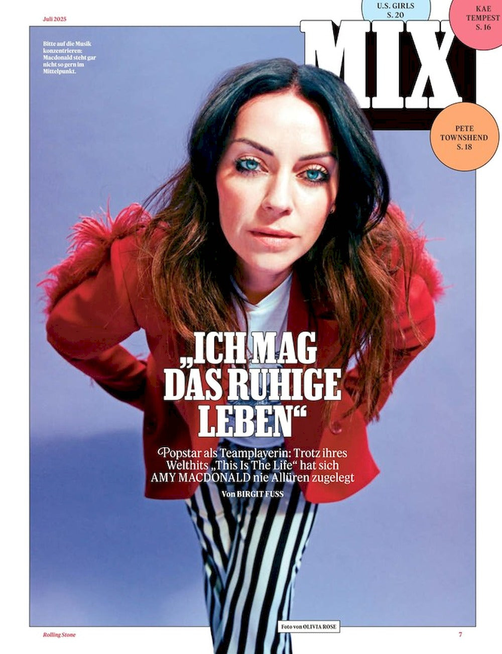 Rolling Stone Magazine Germany 2025-07 Lorde Ozzy Osbourne Amy Macdonald